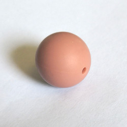 Putaran 19mm silikon Beads Sayang silikon Teething Jewelry untuk Liontin
