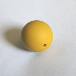 Putaran 19mm silikon Beads Sayang silikon Teething Jewelry untuk Liontin