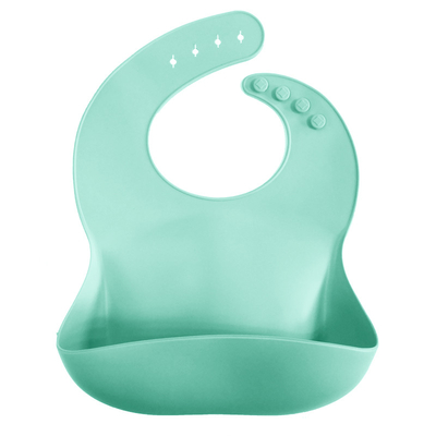 Oto Tahan Minyak Mudah Dibersihkan 4 Gesper Sayang silikon Catcher Bib Ringan FDA
