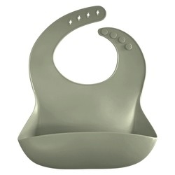 Kapasitas 300ml Modern Twist Bib Waterproof silikon Bib Dengan Crumb Catcher