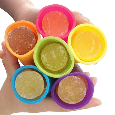 OEM Kustom silikon Ice Cream Pops Popsicle Cetakan Lollipop Bebaszer FDA
