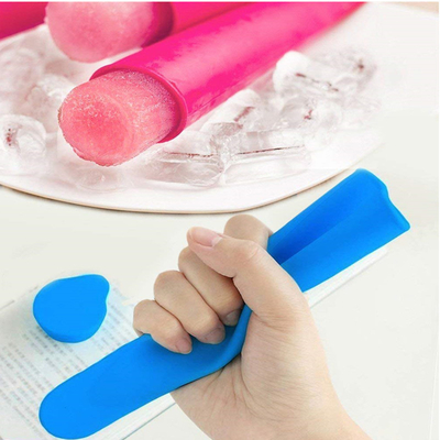 OEM Kustom silikon Ice Cream Pops Popsicle Cetakan Lollipop Bebaszer FDA
