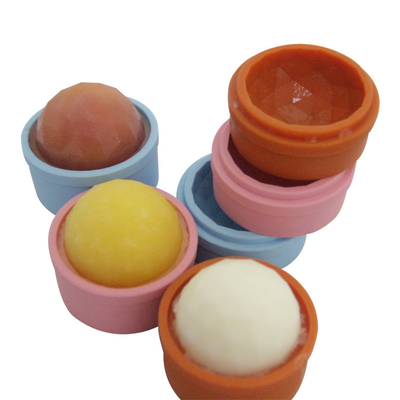 Kualitas makanan silikon Ice Mold Baki Es Batu Berbentuk Bola Berlian 6.2*5.6*5cm