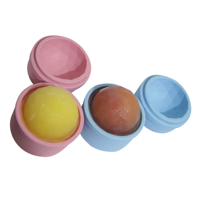 Kualitas makanan silikon Ice Mold Baki Es Batu Berbentuk Bola Berlian 6.2*5.6*5cm
