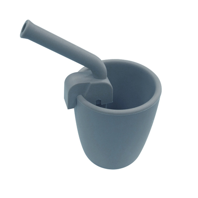 Balita Bayi silikon Straw Cup Reusable BPA Phthalate Gratis 8*6.5*6.5cm