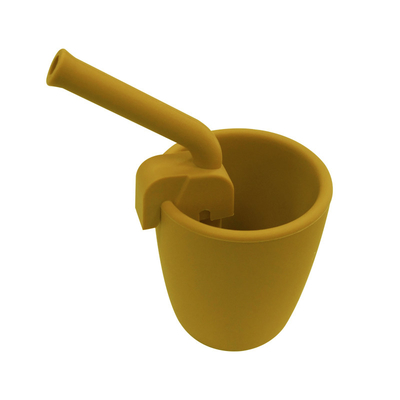 Balita Bayi silikon Straw Cup Reusable BPA Phthalate Gratis 8*6.5*6.5cm