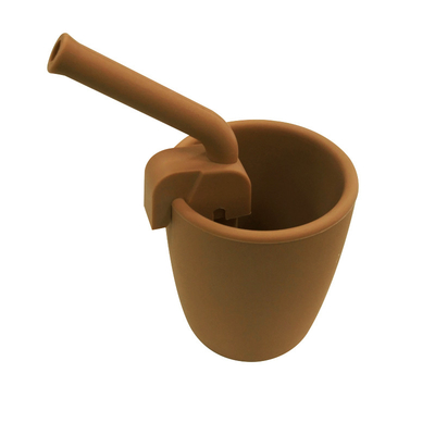 Balita Bayi silikon Straw Cup Reusable BPA Phthalate Gratis 8*6.5*6.5cm