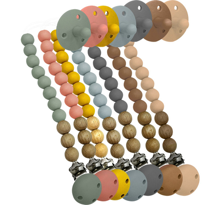 Anak-anak Kustom DIY silikon Dot Pemegang Lateks Gratis Teething Dot Clip