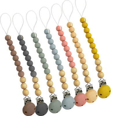Anak-anak Kustom DIY silikon Dot Pemegang Lateks Gratis Teething Dot Clip