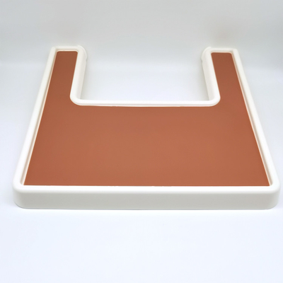 BPA Gratis Matte Finish silikon High Chair Tatakan 1mm Tebal Meja Mat