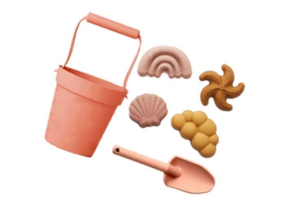 Balita luar ruangan Kualitas makanan silikon Beach Toys Wadah Pasir 500g