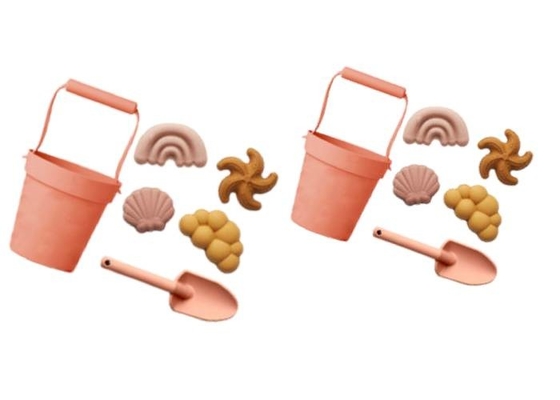 Summer Outdoor Play silikon Beach Toy Mengatur 500g Logo Disesuaikan Untuk Anak-Anak