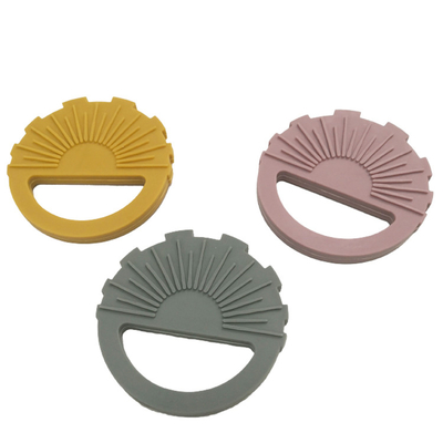 FDA Disetujui Bahan Silikon Desain Teether Sun BPA Gratis Untuk Balita