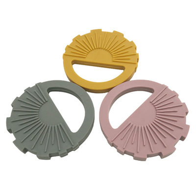 FDA Disetujui Bahan Silikon Desain Teether Sun BPA Gratis Untuk Balita